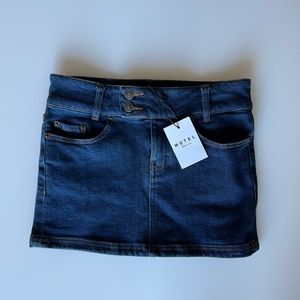 Motel rocks denim mini skirt